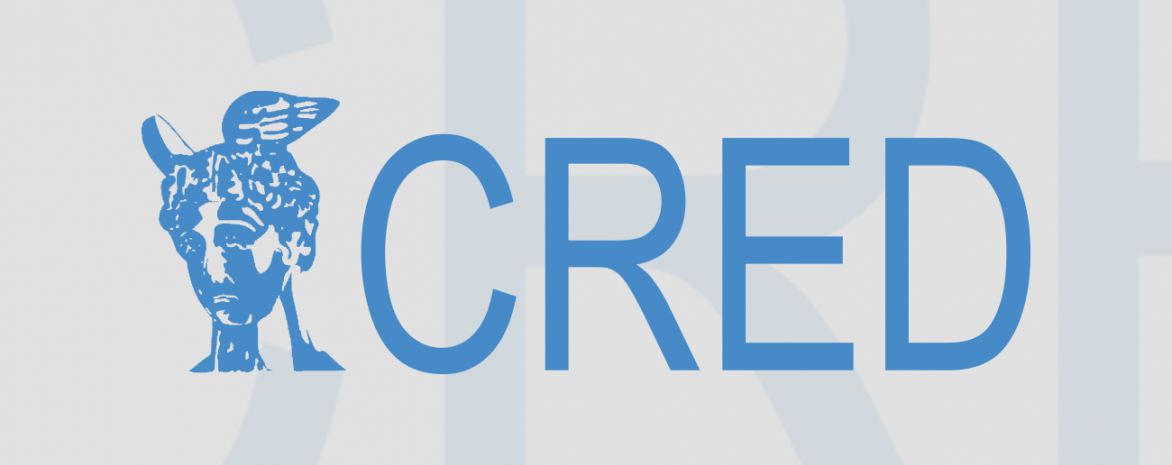 Infographie avec le logo du CRED de Paris 2