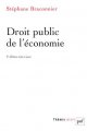 Couverture de l'ouvrage"Droit public de l'économie"